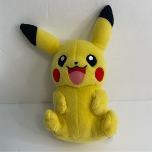Tomy Pokemon Pikachu Cute Smiling Waving 8" Plush Stuffed Animal Toy Friend 2016